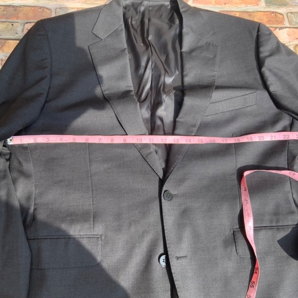 Men’s Bartorelli Napoli Abito Sartoriale charcoal Gray 2 button suit - Picture 8 of 17